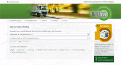 Desktop Screenshot of abfallkalender.awb-mainz-bingen.de